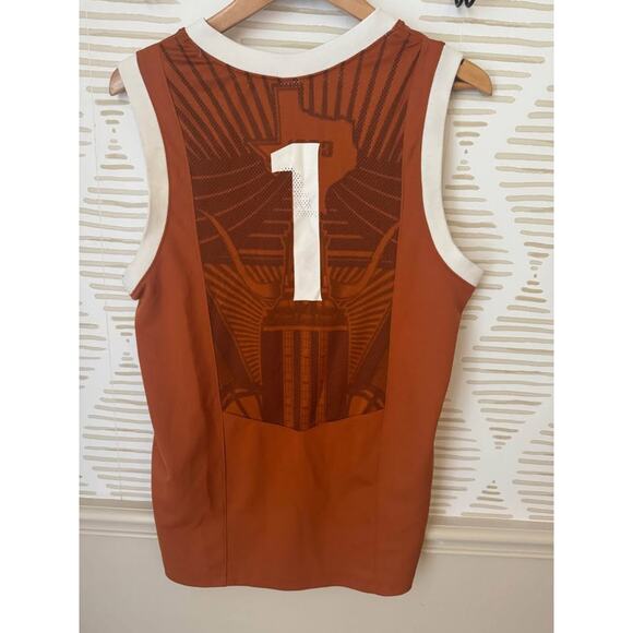 Nike Adult Small Texas Longhorns #1 Authentic Elite Team Jersey Orange UT Tower - Picture 5 of 6